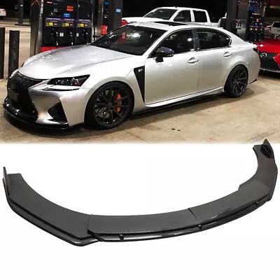 Carbon Fiber Front Bumper Lip Spoiler Splitter For Lexus IS F IS200t IS250 IS300 • $104.11