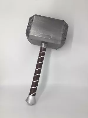 THOR MJOLNIR Hammer PU Foam Thunder Hammer Prop Replica Toy Collectors Cosplay  • $44.80