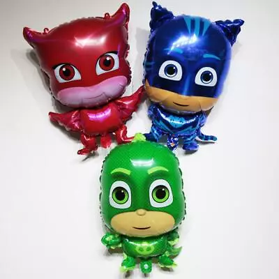 3 PJ Masks Balloon Set Birthday Party Decoration - Helium Quality • $11.05