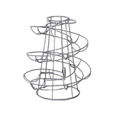 Kitchen Spiral Egg Holder Stand Rack Storage Holds Up To 18 Eggs Storage Tools • £10.29