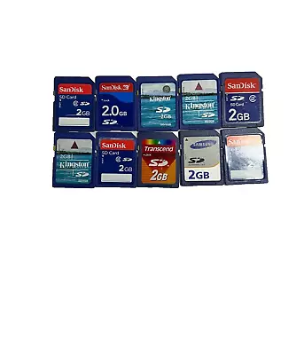 Pack Of 10 X 2GB SD CARD FOR MC9090 - MC9190 - MC92N0 Symbol SANDISK • $19.99