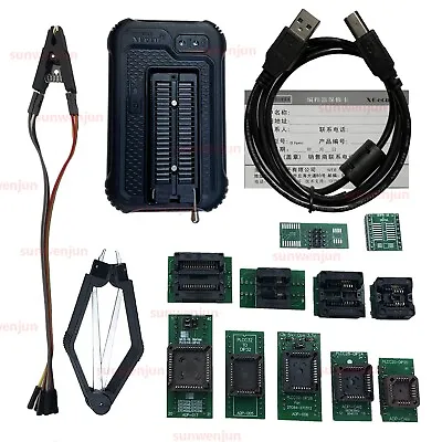 XGecu T48 (TL866-3G) Programmer EEPROM AVR PIC SPI Flash BIOS NAND EMMC+13 Parts • $74.10