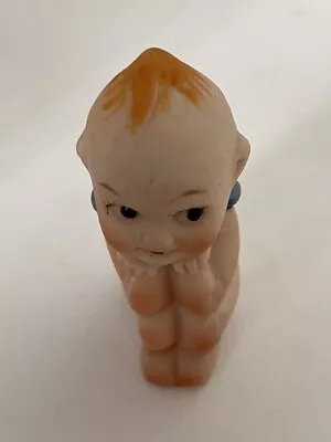 Vintage Shackman Pudgie Squatting Bisque Kewpie Doll • $17