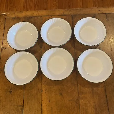 $24.99 • Buy Corelle Callaway Green Ivy Soup Cereal Salad Bowls Swirl Set Of 6