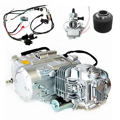 YX 140cc Kick Electric Start Engine + Wiring Kit + Carb PIT PRO DIRT BIKE • $398.90