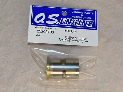 OS Engines 50SX-H 50SX-H Hyper Cylinder Liner 25203100 NEW OEM Replacement • $52