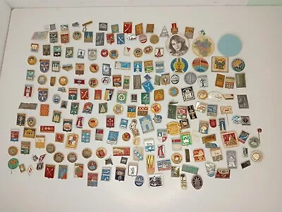 Lot Vintage Badges Different Cities Country Original Collectible Rare Ukraine • $108