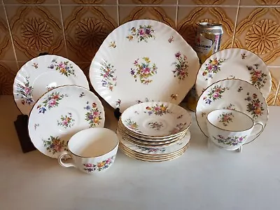 Minton Marlow  Part Tea Set - Cups Saucers Side Plates Cake Plate. As Photos • £29.99