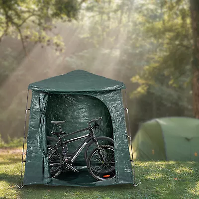 Bicycle Storage Tent Shed Outdoor Garden Waterproof Foldable Stable Shelter Tent • $69