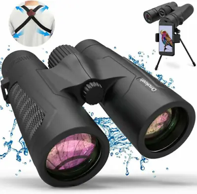 $16.59 • Buy 10x42 Zoom Binoculars Day Night Vision+Tripod For Animal Bird Watching US Seller