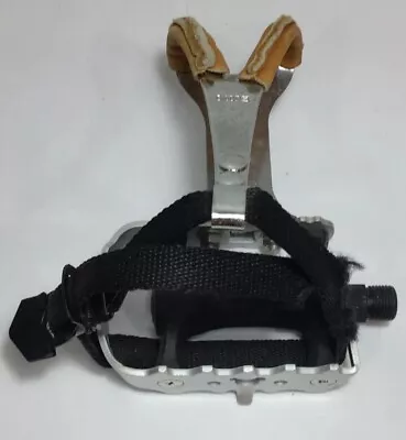 VP Components VP-990A K218 L 14.7 G. 14 Left Pedal MKS LL Toeclip Zéfal Strap • $19.99