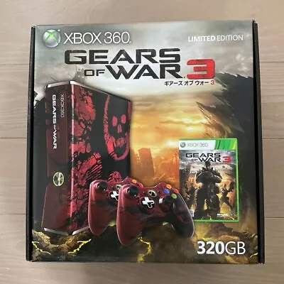 Xbox360 Console Gears Of War 3 Limited Edition 320GB Microsoft From  Japan • $343