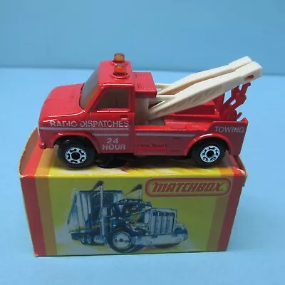 MATCHBOX Superfast  61B Wreck Truck Red / Radion Dispatches Tempo • $9.99