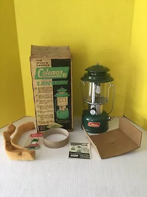 Vintage 1967 Coleman 220f 195 Green Lantern In Original Box & Instructions  5/67 • $59.99