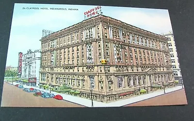 Old Postcards. Claypool Hotel Indianapolis In. PA5 • $3
