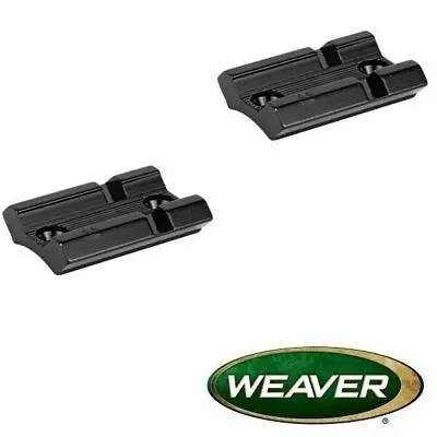 Fits Savage 10-16 110-116 Post '03 2-Piece Gloss Blue Scope Mount Factory Weaver • $23.90