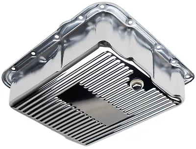 Chevy / GM 700R4 4L60E 4L65E Steel Transmission Pan ( Deep Sump ) - Chrome • $49.99