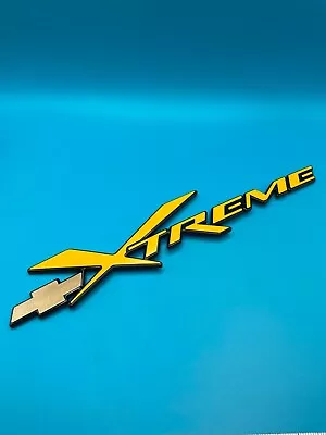 1999 - 2004 Chevrolet S10 XTREME Emblem Side Door Tailgate Badge Logo YELLOW OEM • $79.99