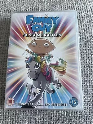 Family Guy: Season Eighteen (DVD 2018) R2 NTSC New/Sealed Free P&P • £13.79