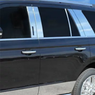 For Mitsubishi Shogun Sport 2009-2015 Chrome Pillar Posts Door Trim Cover Decal • $13.54