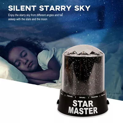 $3 • Buy 2x LED Cosmos Star Master Night Lights Sky Starry Projector Lamp Room Decor Gift