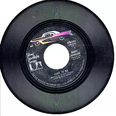 Marv Johnson:    (you've Got To) Move Two Mountains / Come To Me - 45 Rpm A-1612 • $3.50