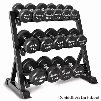 Heavy Duty Dumbbell Rack Storage Racking Adjustable Space Saving Home Gym 300KG • $117.99