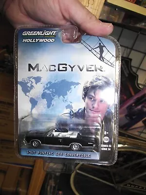 Greenlight 1/64 Mac Gyver 1967 Pontiac GTO Convertible NIB • $9.99