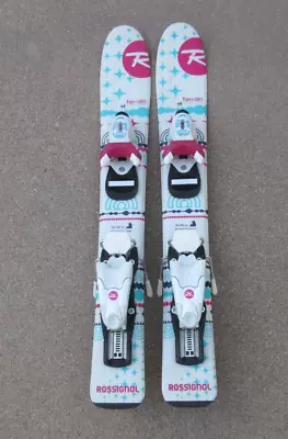 Rossignol Terrain Kid Youth 68 Cm Skis W/ Rossignol Saphir Bindings • $99.99