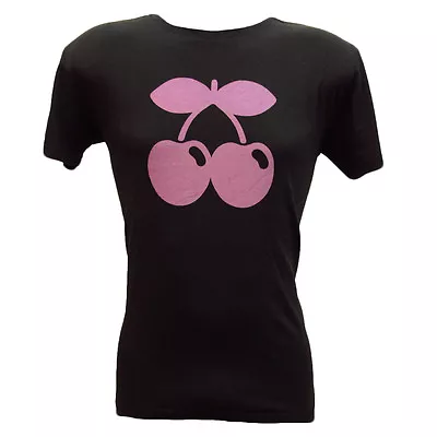 Pacha Ibiza Contrast Cherry Tone Men's T-shirt Logo Black Festival Tee • £18.99