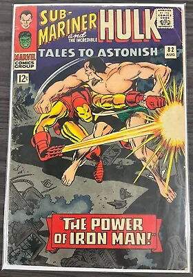 $0.99 • Buy Tales To Astonish #82 (1966) KEY! 1st Title Crossover, Feat. Sub-Mariner & Hulk!