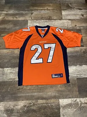 Reebok NFL On Field Denver Broncos   Moreno #27 Jersey Orange Size 48 STITCHED!! • $29.99