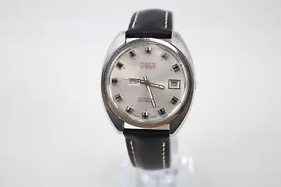 ORIS 6410 DAY DATE Men's Vintage C.1970's WRISTWATCH Automatic WORKING • £1.20