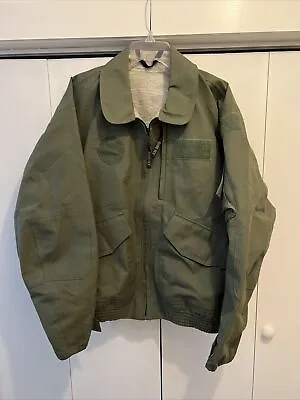 Military Nomex Gore-Tex Green Outer Shell Waterproof Jacket LARGE LONG • $159.99