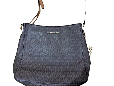 Michael Kors Jet Set Travel Logo Messenger Bag Brown • £23.74