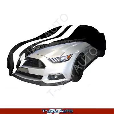Show Car Cover GT Gran Turismo For FORD MUSTANG GT350 SHELBY Black Indoor • $183.95