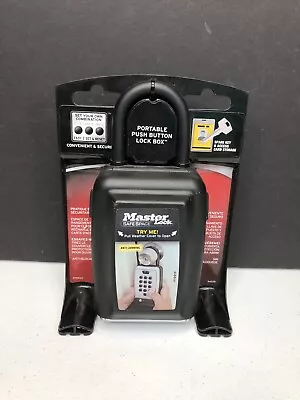 Master Lock Portable Key Box Push Button Safe Space Combination P19919 5422D NEW • $20.99