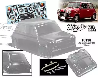 Rover Mini Cooper 258mm X 190mm Tamiya TT01 TT02 • £35.20