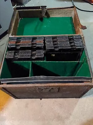 $299 • Buy Lot Of 9 Vintage Large Format 5x7 Film Holders - With Chest 