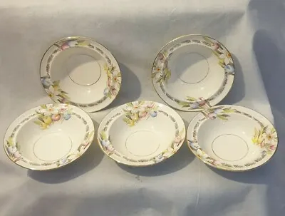 5 Art Deco T.F & S Ltd Bowls -Bouquet Pattern • £20