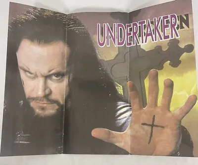 Wwe WWF Poster Undertaker Unforgiven 1997 20x16” DS Wrestling PPV Promo • $52.43