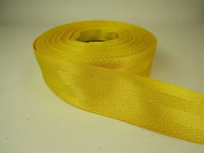 14 Feet Of YELLOW Lightweight Nylon Webbing 1 1/2 Inch Wide Fashion Bag Straps • $11.99