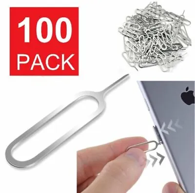 100x SIM Card Tray Ejector Eject Pin Open Key Removal Tool For IPhone Wholesale • $0.92