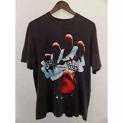 Judas Priest British Steel Vintage Reprint Single Stitch T-shirt Brockum Tag • $79