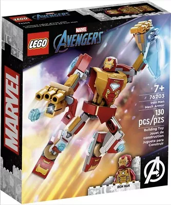 LEGO Marvel: Iron Man Mech Armour 76203 NEW AND SEALED  • £14.99