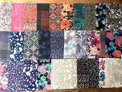 Liberty 100% Silk Georgette Fabric - Material Samples Swatches Scrap Lot Charm • £15