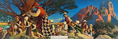 The Pied Piper Maxfield Parrish 9  X 27  Art Nouveau Giclee Print • $49