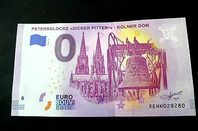 £3.89 • Buy Cologne Dom Cologn 0 Euro Peters Bell Souvenir Banknote Cologne Bill 