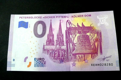 £3.89 • Buy Cologne Dom Cologn 0 Euro Peters Bell Souvenir Banknote Cologne Bill 