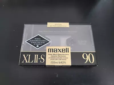 Maxell XL II-S 90 IEC Type II High CrO2 Cassette Tape NOS New Sealed Analog • $15.50